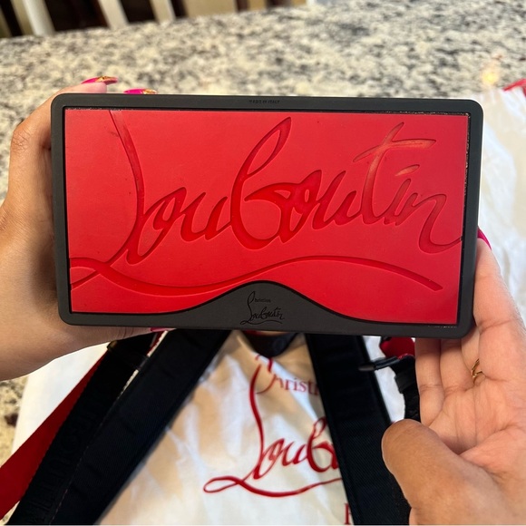 Christian Louboutin Explorafunk Black Leather Studded Backpack - Picture 10 of 10